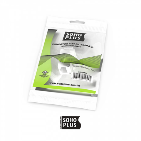 CONECTOR KEYSTONE SOHOPLUS CAT5E T568A/B