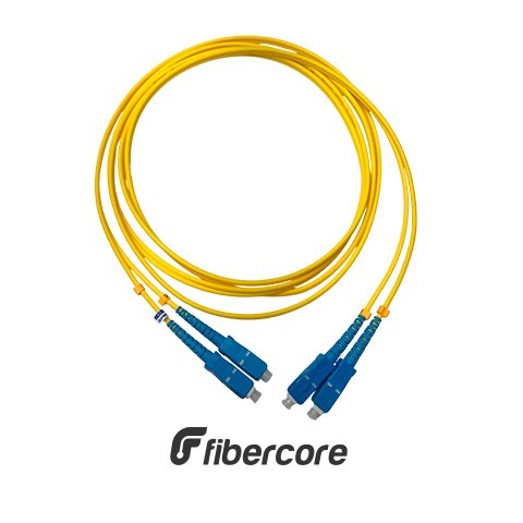 CORDÃO ÓPTICO SM DUPLEX SC/UPC – SC/UPC G657A1 3MM LSZH 2.5M
