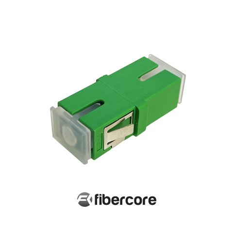 ADAPTADOR ÓPTICO SIMPLEX SC/APC SM (SEM FLANGE / TAMPA TRANSPARENTE)