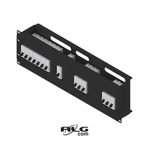 PAINEL DISJUNTORES 19″ 3U PARA 20 DISJUNTORES