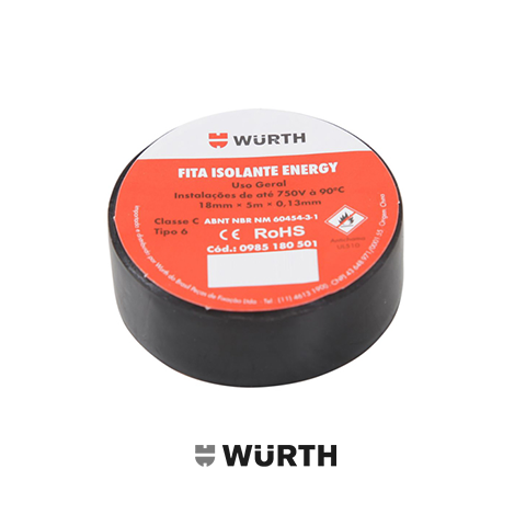FITA ISOLANTE ENERGY PRETA – CLASSE C 18MM
