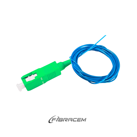 EXTENSÃO ÓPTICA SM SIMPLEX SC/APC 0.9MM G652-D 1.5M AZUL