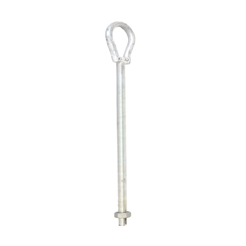 OLHAL RETO ROSCA M12 LONGO 300MM COM PORCA