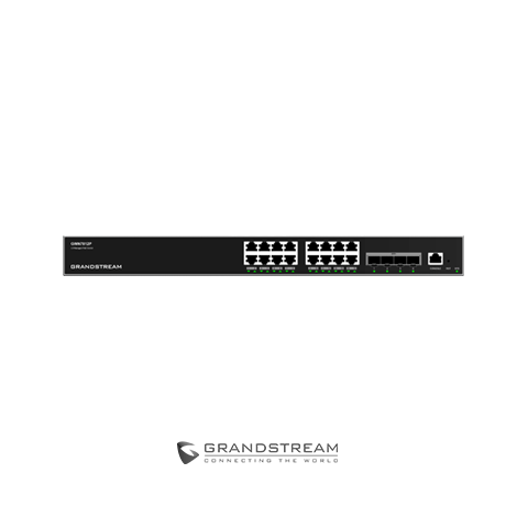 SWITCH 16 PORTAS POE GIGABIT + 4 SFP+10G GERENCIÁVEL LAYER 3 (GWN7812P)