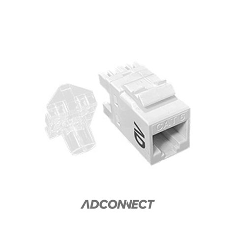 KEYSTONE JACK CAT6 UTP RJ45 180 GRAUS