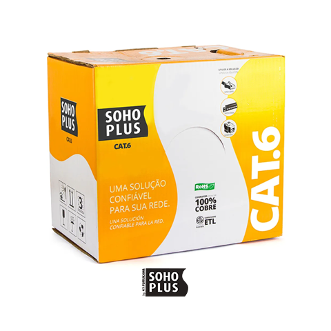 CABO U/UTP SOHOPLUS CAT6 24AWGX4P CMX
