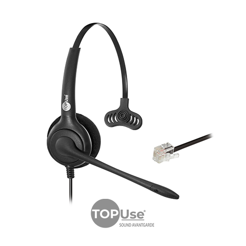 HEADSET FP 350 MONOAURICULAR RJ (MIC FLEX)
