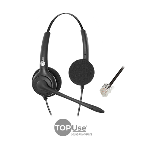 HEADSET FP 350 BI-AURICULAR (MIC FLEX)