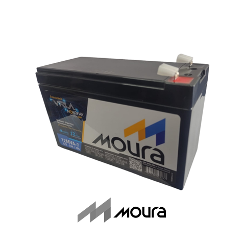 BATERIA ESTACIONÁRIA NOBREAK VLRA MVA 12V 7AH (12MVA-7E)