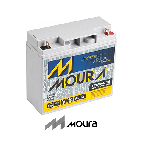 BATERIA ESTACIONÁRIA NOBREAK VLRA MVA 12V 18AH (12MVA-18)