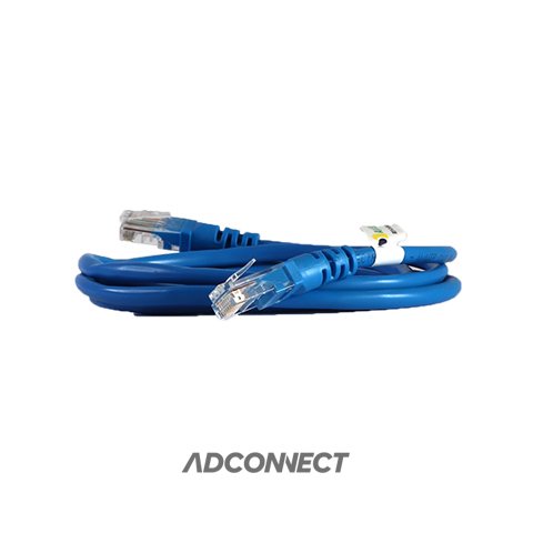 PATCH CORD U/UTP 24AWG CAT6 100% COBRE LSZH 2.5M – AZUL