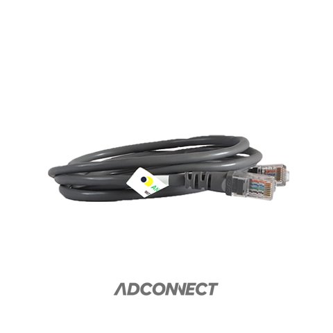 PATCH CORD U/UTP 24AWG CAT6 100% COBRE LSZH 2.5M – CINZA