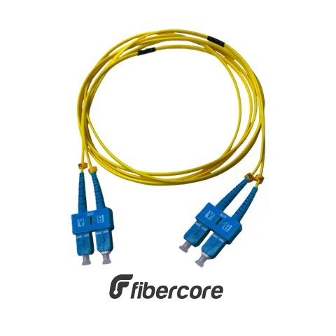 CORDÃO ÓPTICO SM DUPLEX SC/UPC – SC/UPC G657A1 2MM LSZH 2.5M