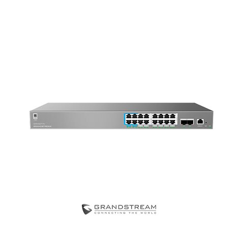 SWITCH 16 PORTAS GIGABIT POE + 2 SFP+10G GERENCIÁVEL LAYER 2++ (GWN7802P PRO)